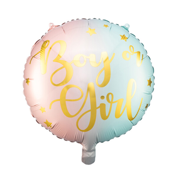 Ballongruß: Boy or Girl - 35 cm