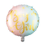 Ballongruß: Boy or Girl - 35 cm