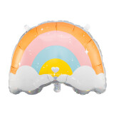 Folienballon Regenbogen -  55 cm