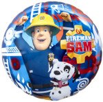 Ballongruß: Feuerwehrmann Sam - mit Hund  - 35 cm