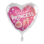 Folienballon Secco Princess - Happy Birthday -  45 cm