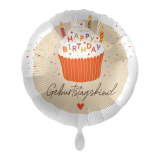 Folienballon Happy Birthday Geburtstagskind -  45 cm