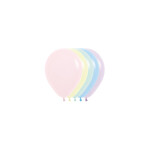 Mini Ballons Bunt Pastell - 13 cm - 50 St.