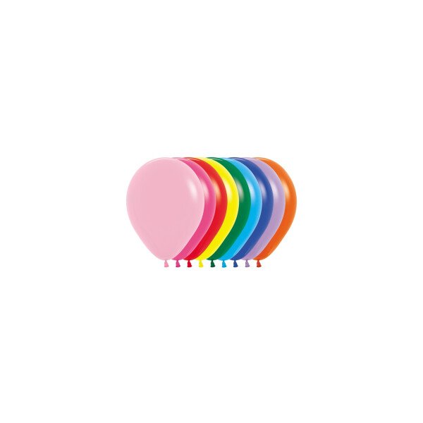 Mini Ballons Bunt  - 13 cm - 50 St.
