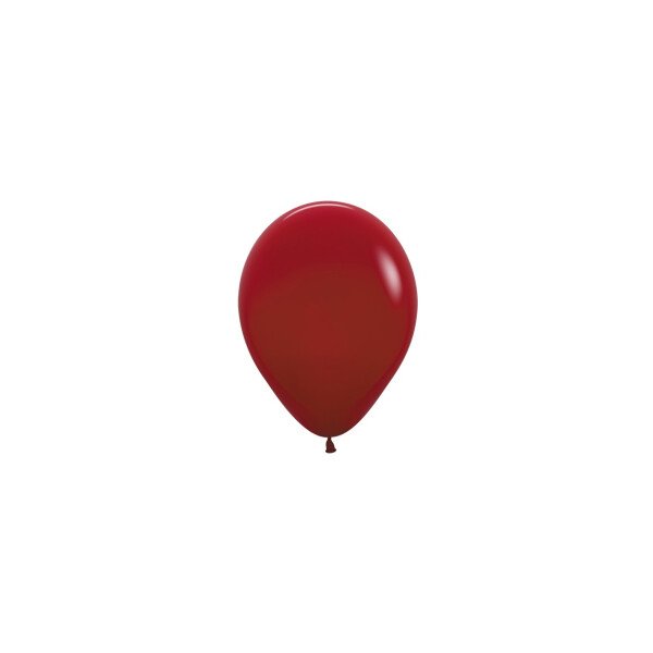 Premium Mini Ballons Dunkelrot - 13 cm - 50 St.