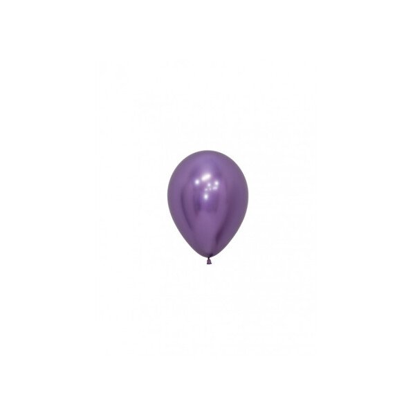 Mini Chrome Ballons Lila - 13 cm - 50 St.