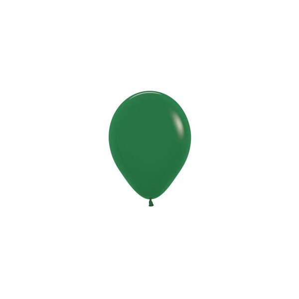 Mini Ballons Dunkelgrün - 13 cm - 50 St.