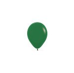 Mini Ballons Dunkelgrün - 13 cm - 50 St.