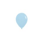Mini Metallic Ballons Hellblaur - 13 cm - 50 St. #