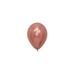 Mini Chrome Ballons Rosegold - 13 cm - 50 St.