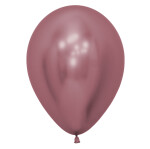 Ballons Chrome Rosa - 30 cm
