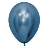 Ballons Chrome Blau - 30 cm