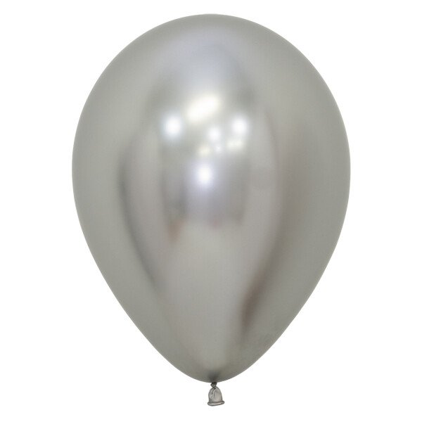 Ballons Chrome Silber - 30 cm