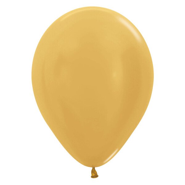 Metallic Ballons Gold - 30 cm