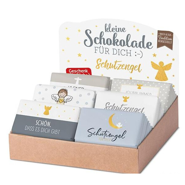 Schokolade Schutzengel-Motiv - 40 Gr. Tafel
