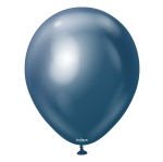 Ballons Chrome Dunkelblau - 30 cm