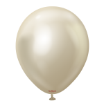 Ballons Chrome Weißgold - 30 cm