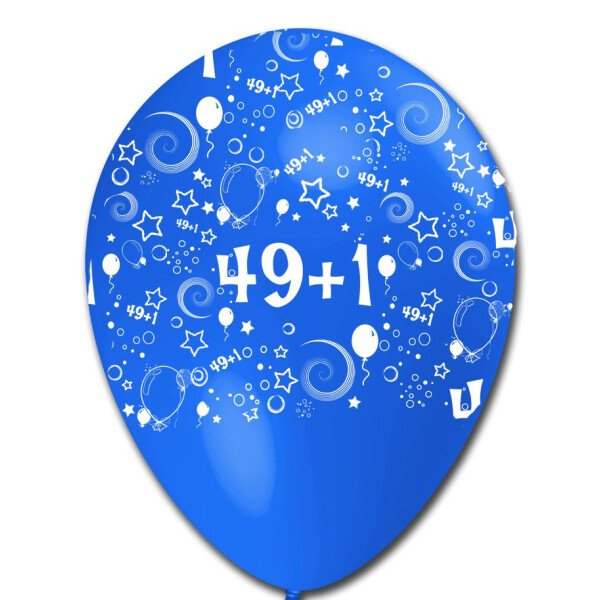 10 Ballons 49+1 - Bunt - 30 cm