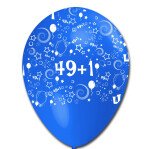 10 Ballons 49+1 - Bunt - 30 cm