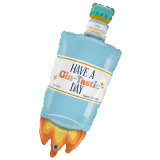 Ballongruß: Have a Gin-Tastic Day - 90 cm