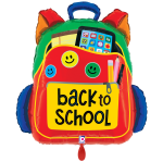 Folienballon Schultranzen - Back to School - 64 cm
