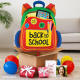 Ballongruß XL: Schulranzen - Back to School  - 55 cm