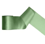 Tischband Satinband Salbei Grün - 10 cm x 25 Meter