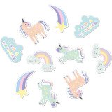 XL Konfetti Einhorn & Regenbogen -  45 St.