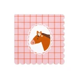 Servietten Pferd - 33 x 33 cm - 12 St.
