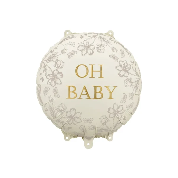 Ballongruß: Oh Baby - 35 cm