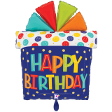 Ballongruß XL: Happy Birthday - Geschenk &...
