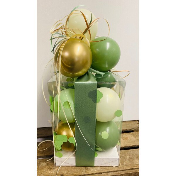 DIY Ballonbox - Farben wählbar - 18 x 25 cm - Selbstmachset