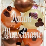 DIY Ballonbox - Farben wählbar - 18 x 25 cm - Selbstmachset