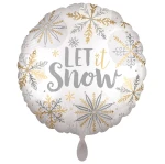 Ballongruß: Let it snow - 35 cm