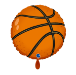 Ballongruß: Basketball - 35 cm