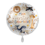 Ballongruß: Mein erster Geburtstag - 35 cm