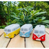 Geschenkgruß: Spardose Bus - 14 x 7 cm - Farbe...