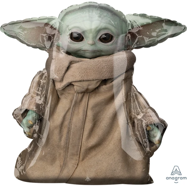 Ballongruß XL: Mandalorien the Child - Star Wars - 58 cm