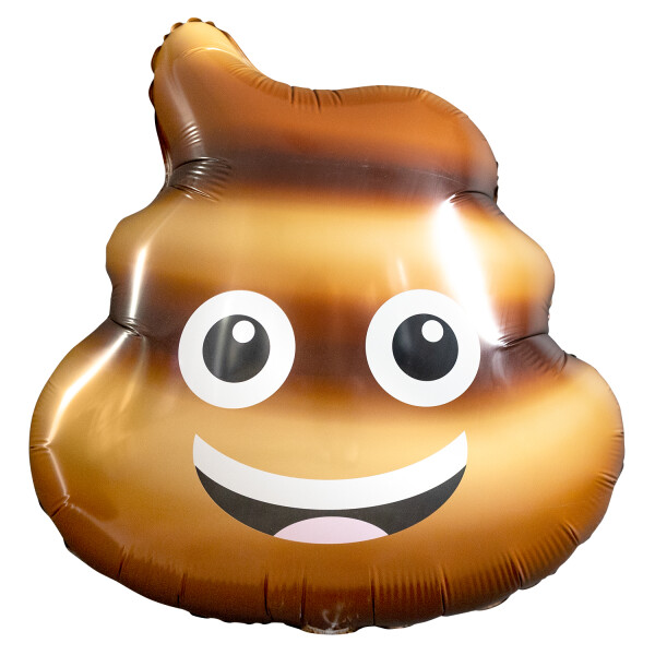 Ballongruß XL: Poop Haufen - 50 cm
