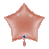 Ballongruß Zusatzballon Stern Rose Gold - 35 cm
