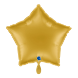 Ballongruß: Stern Gold - 35 cm
