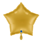 Ballongruß: Stern Gold - 35 cm