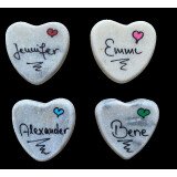 Herzstein Schutzengel Junge - Personalisiert - Handbemalt...