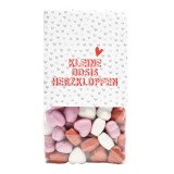 Herzbonbons - Weiß Rosa Rot - 100 Gr.