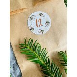 Adventskalender fertig gefüllt mit Geschenken 24 Tüten - Natur