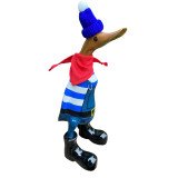 Geschenkgruß: Holzente Küstenjunge - 25 cm