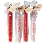 Stabkerze Tüte Licht Weihnachten - 20 x 2 cm - Sortiert - 1 Kerze