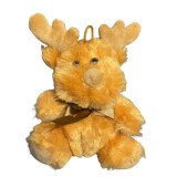 Plüsch Rentier -  Schleife - 22 cm