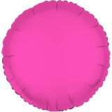 Folienballon Rund Neon Pink - leuchtet bei Schwarzlicht -...