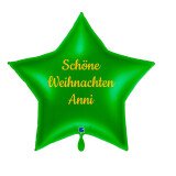 Ballongruß: Stern - Personalisiert - Farbauswahl - 35 cm #1